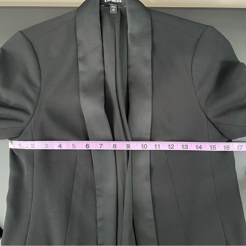 Express Tuxedo Boyfriend Blazer Size XS - Picture 9 of 11
